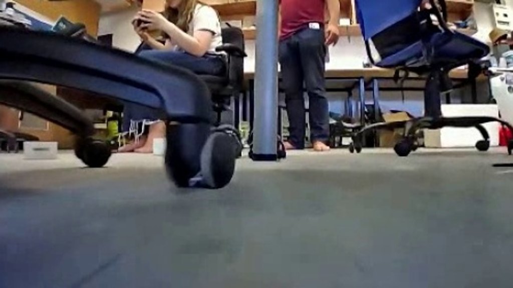 Real robot camera frame